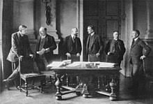 Signing the Treaty of Versailles