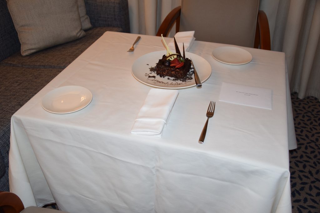 Congratulations Dessert Table, Silversea Cruises, Ushuaia, Argentina, Antarctica