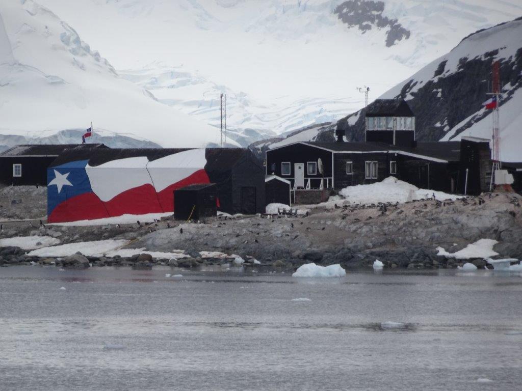 Chilean Flag, González Videla Station, Antarctica