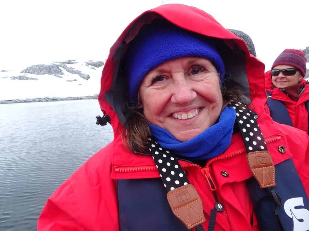 Madeline in her Cold Weather Gear, Melchior Islands, Antarctica