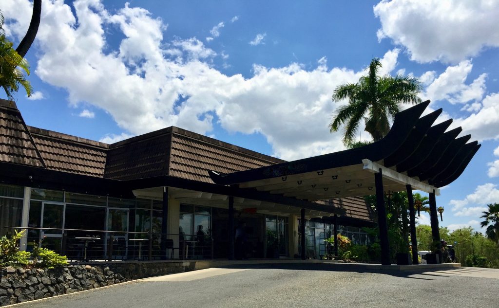 Front Entrance, Tanoa International Hotel, Nadi, Viti Levu, Fiji