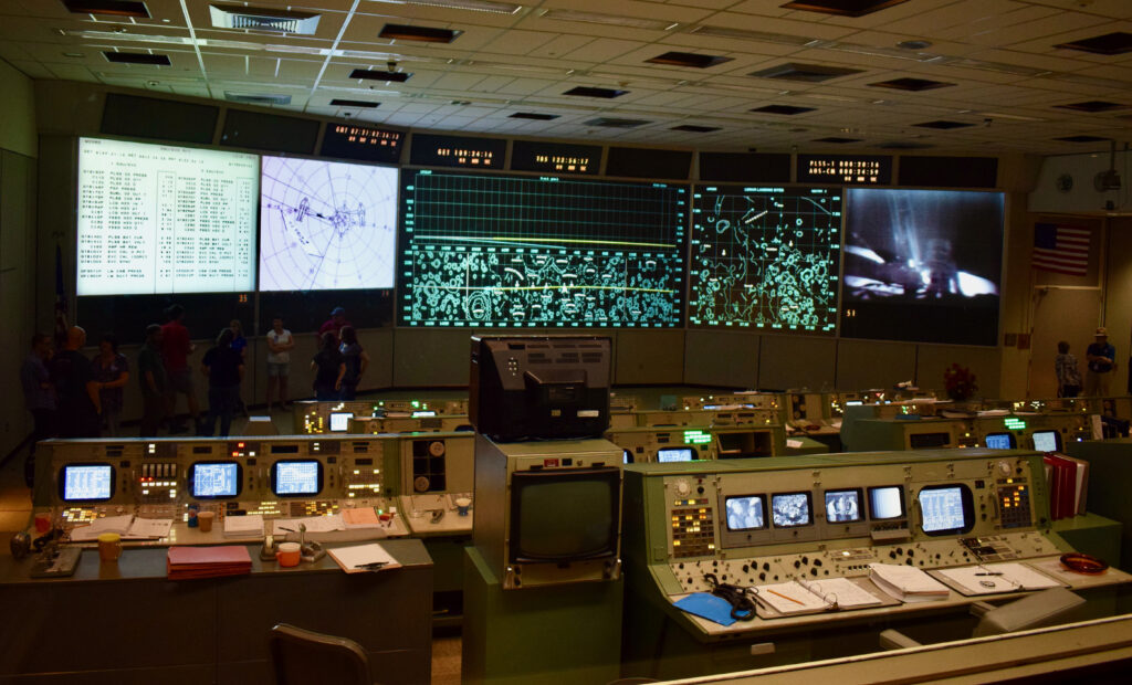 Apollo 11 Mission Control Center, Space Center Houston, Texas