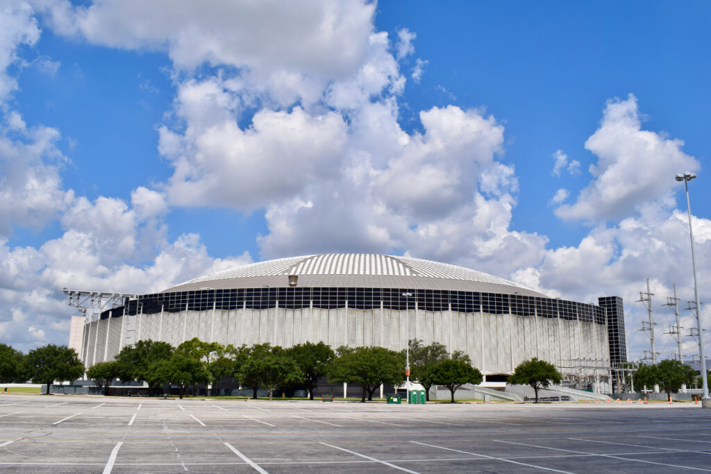 Astrodome and Parking Lot, Houston, Texas