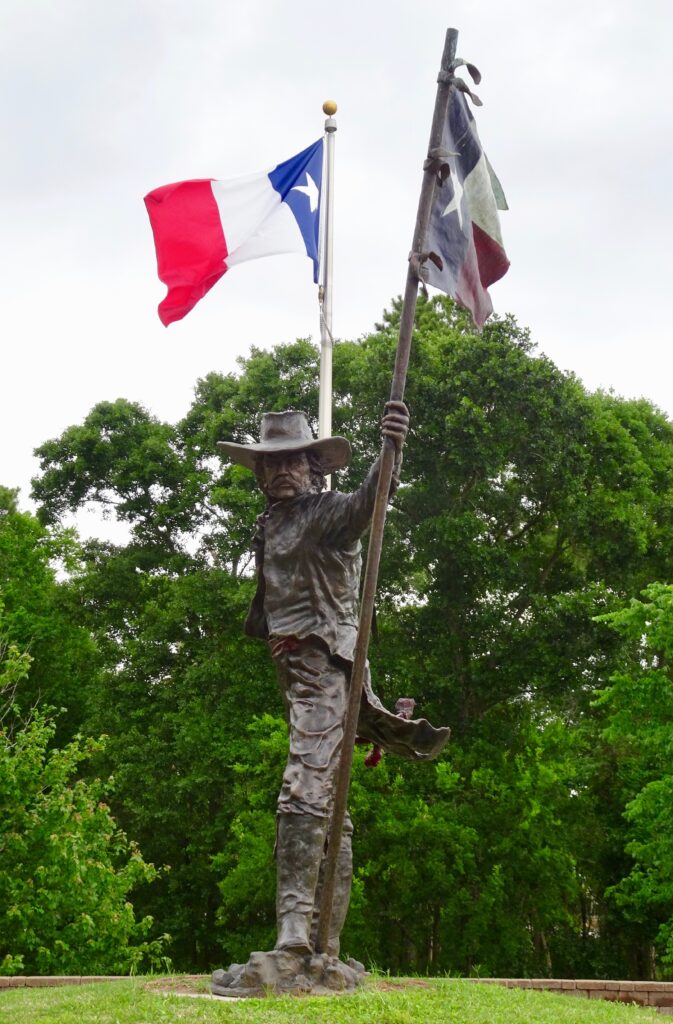 Front View, The Texian, The Lone Star Monument and Historical Flag Park, Conroe, Texas