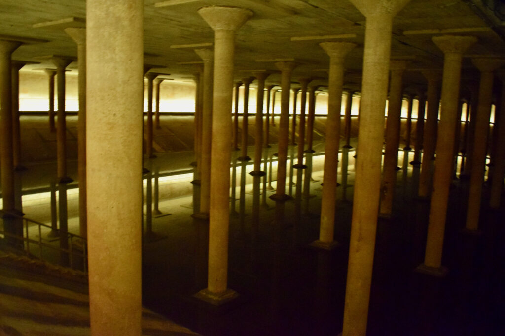 Inside, Buffalo Bayou Park Cistern, Houston, Texas