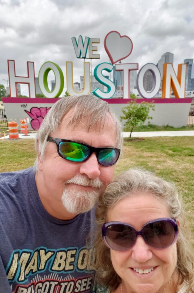 Paul and Madeline We Love Houston 8Paul and Madeline We Love Houston David Adickes 8th Wonder Brewery Houston Texasth Wonder Brewery Houston Texas