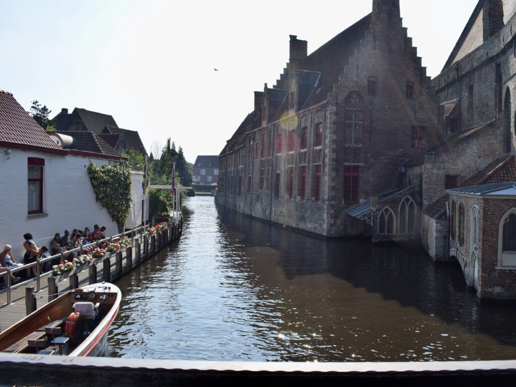 Canal and St. John's Hospital, Bruges, Belgium