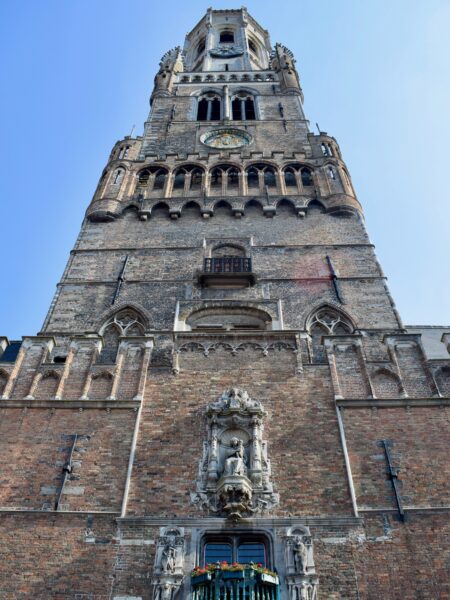 Detail, Belfry of Bruges, Belgium