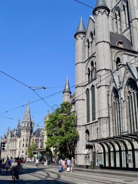 Street View, St. Bavo's Cathedral, Ghent, Belgium