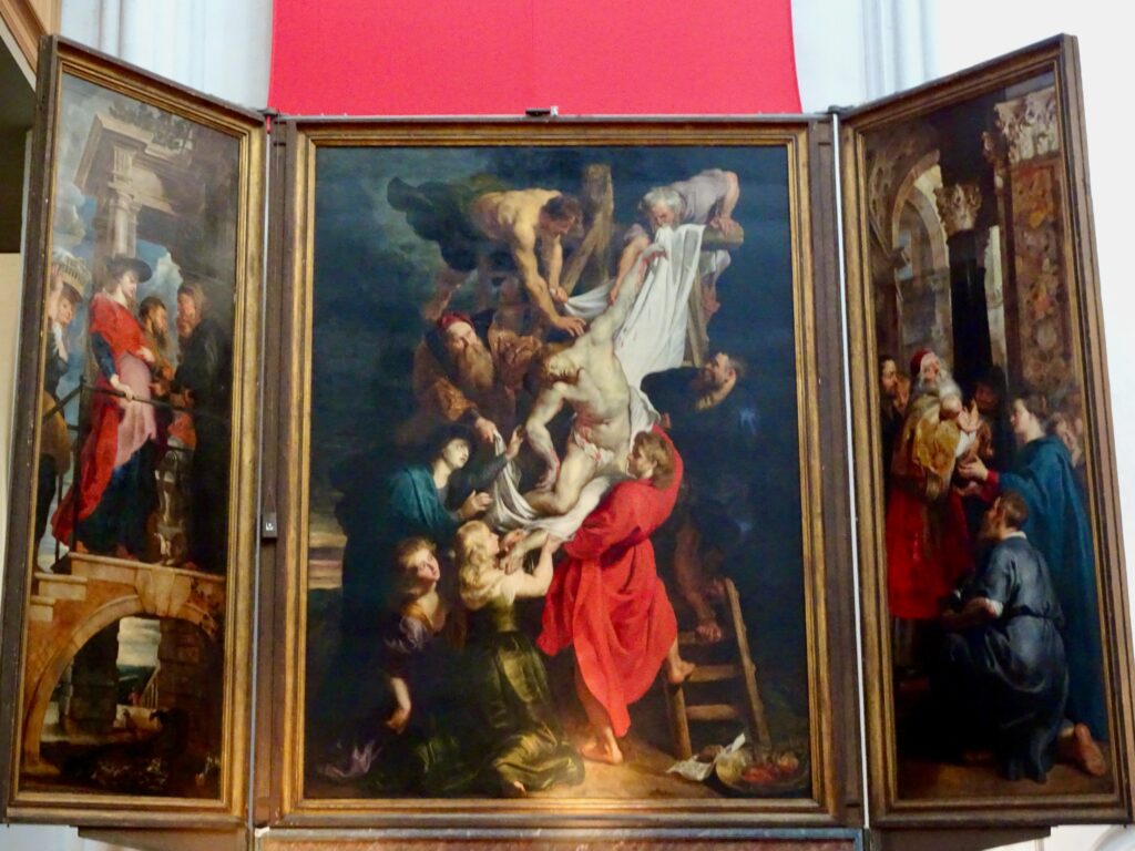 The Descent from the Cross, 1611-1614, Rubens, Cathedral of Our Lady, Antwerp, Belgium