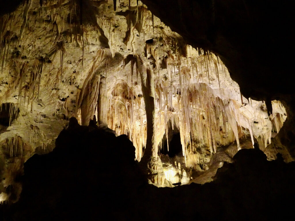 Stalactites, Carlsbad Caverns, New Mexico