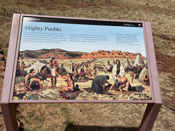 Mighty Pueblo Sign, Pecos National Historical Park, New Mexico